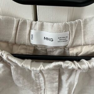 Mango Women's Linen Bermuda Shorts